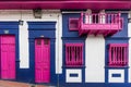 La Candelaria colorful Streets Bogota Colombia