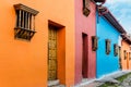 La Candelaria colorful Streets Bogota Colombia