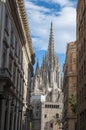 La Catedral del Mar in Barcelona Royalty Free Stock Photo