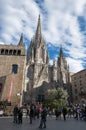 La Catedral del Mar in Barcelona Royalty Free Stock Photo