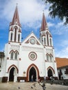 La Ceja, Antioquia - Colombia. June 26, 2021. Minor Basilica of Our Lady of Carmen