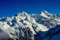 La chaine de Belledonne - Panoramic mountain view