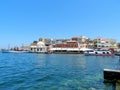 La Chania old harbour Royalty Free Stock Photo