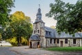 Honfleur, France. La Chapelle Notre-Dame-de-Grace on the Plateau of Grace, center of pilgrimage, place of tranquility.