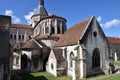 Church of Sainte-Croix-Notre-Dame at La Charite-sur-Loire, France Royalty Free Stock Photo