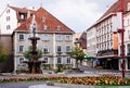 La Chaux de Fonds Monumental fountain, Switzerland