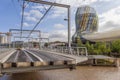 La cite du vin in Bordeaux, France.