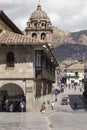 La Compania de Jesus church on Plaza de Armas square in Cuzco, P