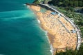 La Concha beach in San Sebastian,Spain.