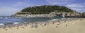 La concha beach in San Sebastian, Spain