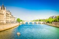 La Conciergerie and Pont Neuf, Paris, France Royalty Free Stock Photo