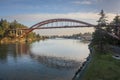 La Conner is a popular tourist town in the heart of the Skagit Valley, Washington. Royalty Free Stock Photo