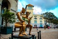 La Conversacion by Etienne Pirot, installed in the Plaza de San Francisco in Havana, Cuba