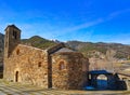 La Cortinada church in Ordino of Andorra Royalty Free Stock Photo