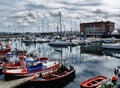 La Coruna Marina Royalty Free Stock Photo