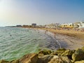 La Costilla beach from Rota Cadiz Andalusia Spain Royalty Free Stock Photo