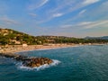 La Croisette beach of Sainte-Maxime