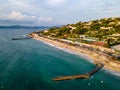 La Croisette beach of Sainte-Maxime