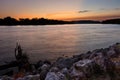 La Crosse Wisconsin River Sunset