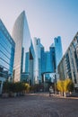 La Defense business area scycrapers, Paris