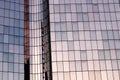 Paris business district La defense Offices building abstract glass facade in Paris