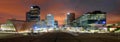 La Defense panoramic, Paris, France Royalty Free Stock Photo