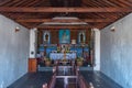 La Dehesa, Spain, Janury 30, 2021: Interior of Ermita de nuestra