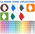 La Digue icons collection.