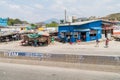 LA ENTRADA, HONDURAS - APRIL 13, 2016: Market by the road in La Entrada tow