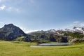La Ercina lake. Covadonga. Asturias. Spain Royalty Free Stock Photo