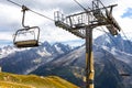 La Flegere cable car lift ropeway sky tram, Chamonix