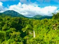 La Fortuna de San Carlos waterfall, Arenal volcano national park Royalty Free Stock Photo