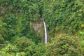 La Fortuna de San Carlos waterfall closeup view in Costa Rica Royalty Free Stock Photo