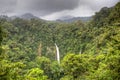 La Fortuna Waterfall in Arenal National Park, Costa Rica Royalty Free Stock Photo