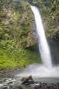 La Fortuna Waterfall in Arenal National Park, Costa Rica Royalty Free Stock Photo