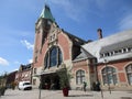 Colmar, 8th august: La Gare or Railway Station Building from Colmar town of Alsace region in France