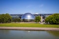 La Geode Omnimax Theatre in Parc de La Villette, Paris, France