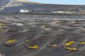 La Geria vineyard area in Lanzarote Royalty Free Stock Photo