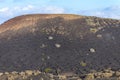La Geria vineyard area in Lanzarote Royalty Free Stock Photo