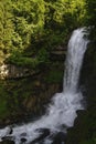 Giessbach Falls, east of Lake Brienz in the Bernese Oberland in Switzerland Royalty Free Stock Photo