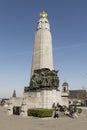 La Gloire de l`Infanterie Belge monument in Brussels Royalty Free Stock Photo