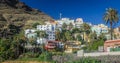 La Gomera hillside homes Royalty Free Stock Photo