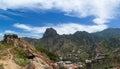 La Gomera, Vallehermoso village Royalty Free Stock Photo