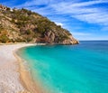 La Granadella beach in Javea of Spain Royalty Free Stock Photo