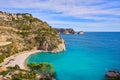 La Granadella beach in Javea of Spain Royalty Free Stock Photo