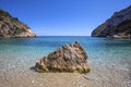 La Granadella Beach in Javea Royalty Free Stock Photo