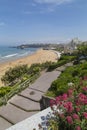 La Grande Plage in Biarritz Royalty Free Stock Photo