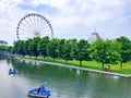 La Grande roue de MontrÃÂ©al Ferris wheel Royalty Free Stock Photo