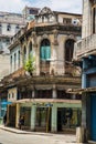 La Habana, Cuba. Old havana streets and buildings Royalty Free Stock Photo
