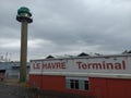 La Harve France may 6 2023 a view la harve city port and its surrounding area